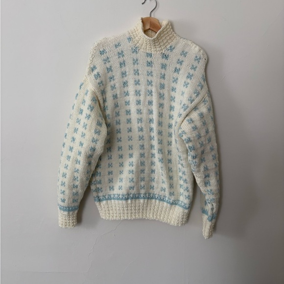 Vintage Handknit Chunky Knit Sweater - Picture 1 of 5